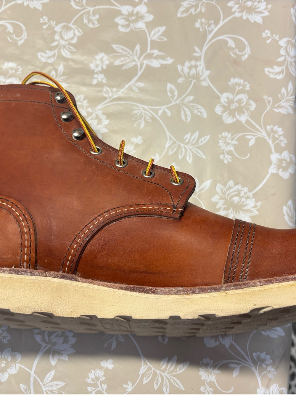 Red Wing Boot Style 8089 Traction Tred 6” Oro Legacy Iron Ranger Size 13D - Picture 5 of 11